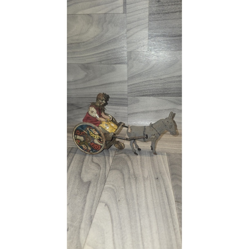 Lehmann Balking Mule Vintage tin lithographed and handpainted.